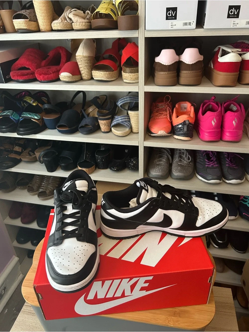 Black and White Nike Low Top Dunks (Panda)